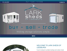 Tablet Screenshot of larkshedsleesburg.com